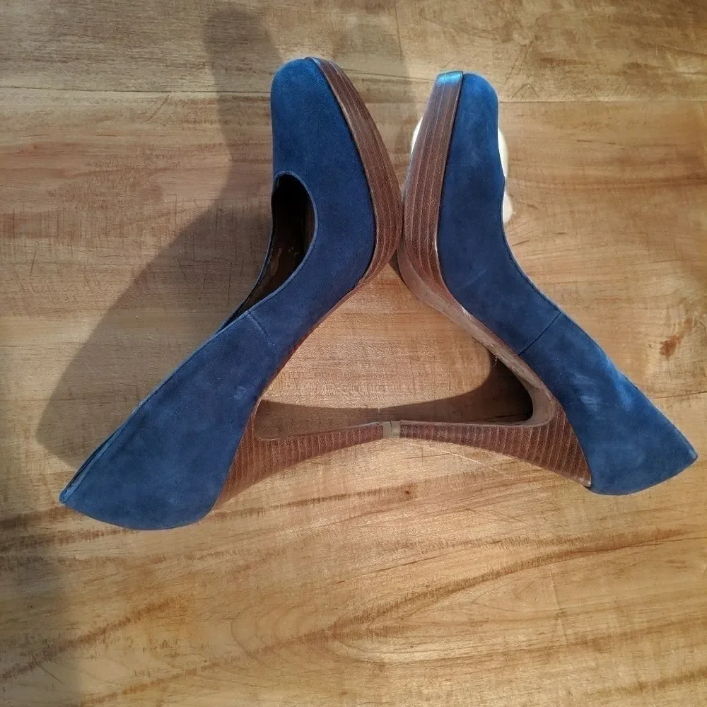 Steven by Steve Madden Lemore Pump blue 8.5